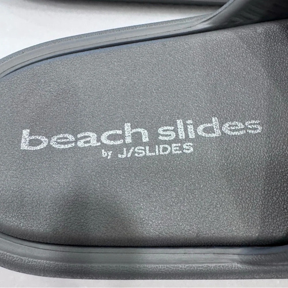 J Slides Women’s Beach Slides Squish Sandal Dark Gray Size 8 BRAND NEW - Picture 6 of 11